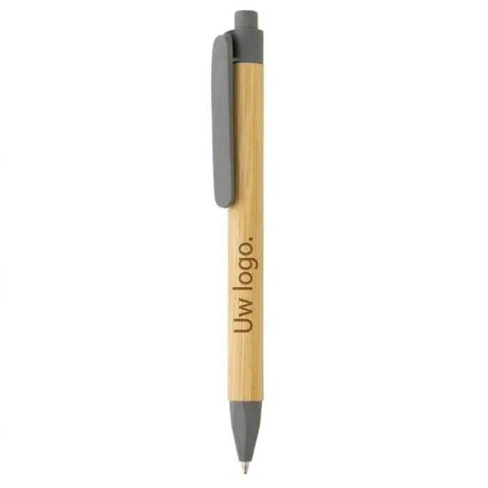 Gepersonaliseerde pen voor duurzaam schrijven met een behuizing van gerecycled papier