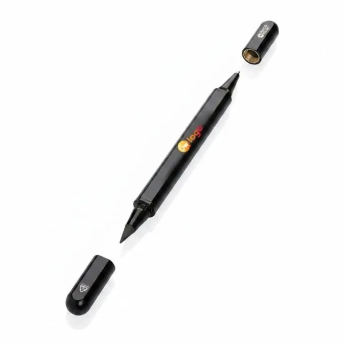 Gepersonaliseerde aluminium pen met dubbele punt RCS - Swiss Peak Storm