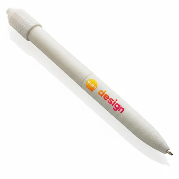 Penna antistress personalizzata Quill con spinner e inchiostro blu riciclato