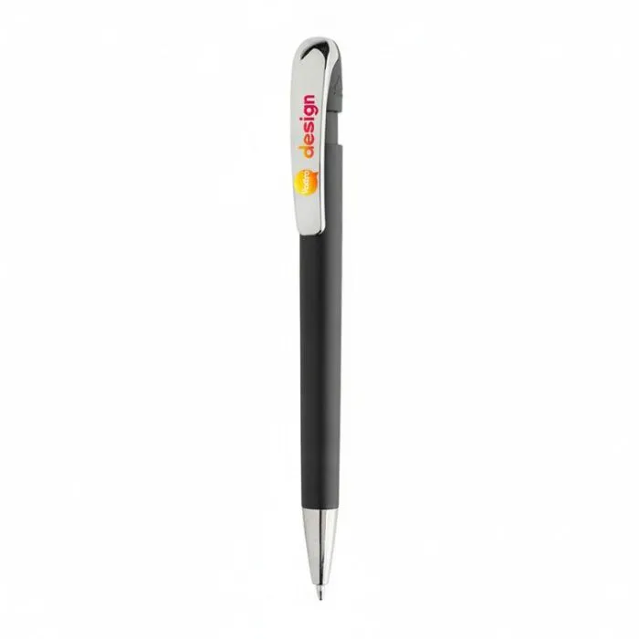 Penna Glide in ABS riciclato con inchiostro blu ultra-morbido personalizzata – Glide