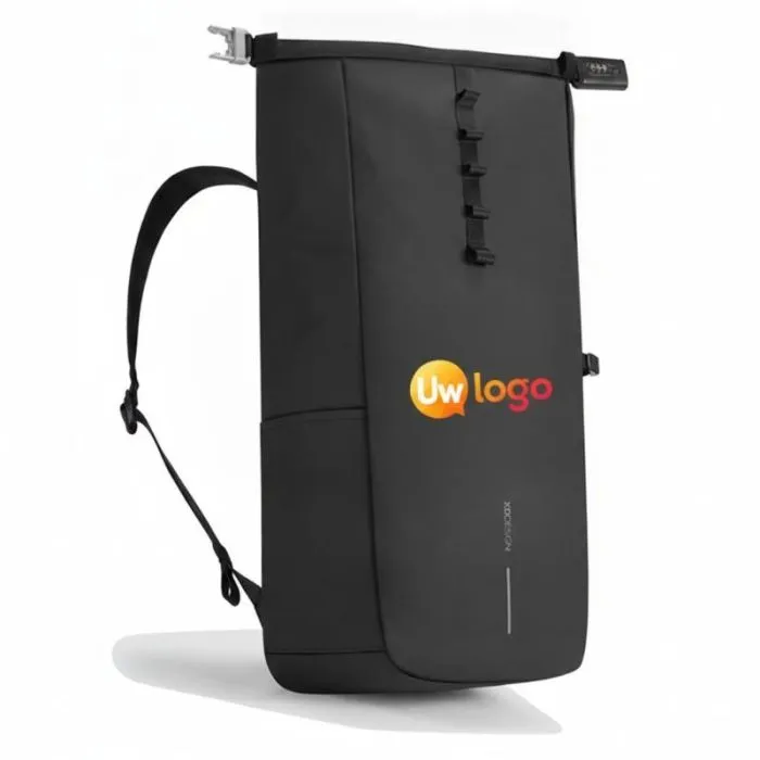 Gepersonaliseerde Urban-rugzak met antidiefstal en laptopvak van gerecycled polyester