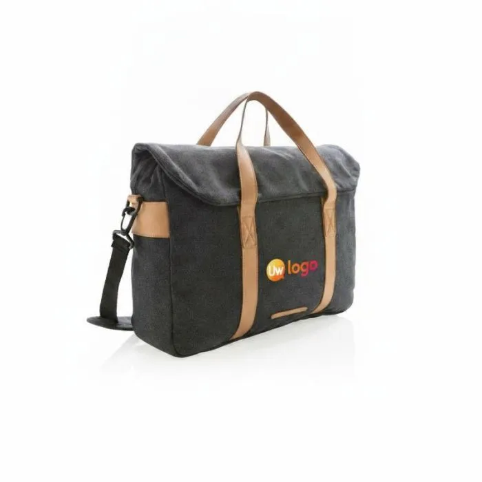 Promotionele laptoptas van canvas, 15"