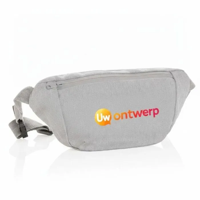Gepersonaliseerde heuptas van gerecycled, ongeverfd Impact AWARE™-canvas