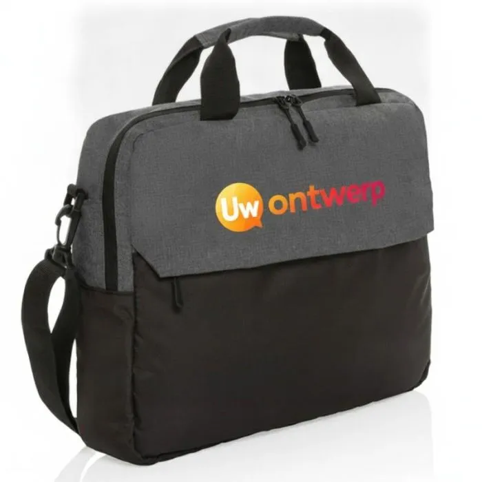 Personaliseerbare 15,6"-laptoptas van rPET van Kazu