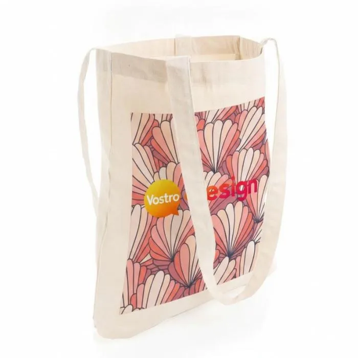 Borsa shopping promozionale tipo Tote bag Impact in cotone riciclato AWARE™