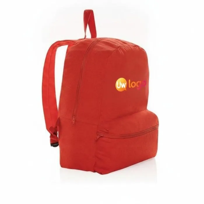 Promotionele rugzak van gerecycled canvas, 285 g/m², Impact Aware™