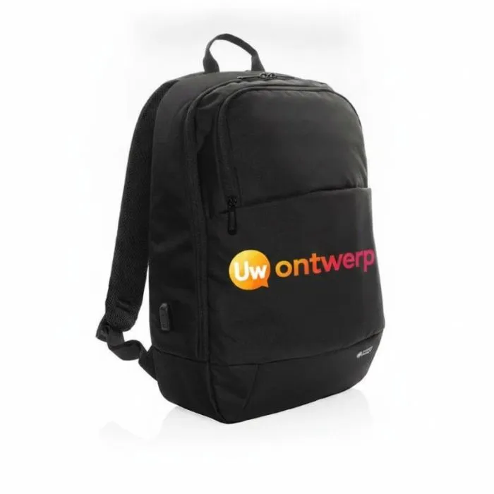 Moderne, gepersonaliseerde rugzak voor een 15,6-inch laptop van Swiss Peak AWARE™