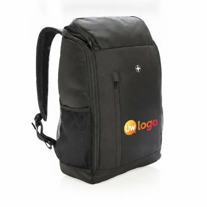 Rugzak met gemakkelijke toegang voor een 15-inch laptop, Swiss Peak AWARE™, reclame-exemplaar