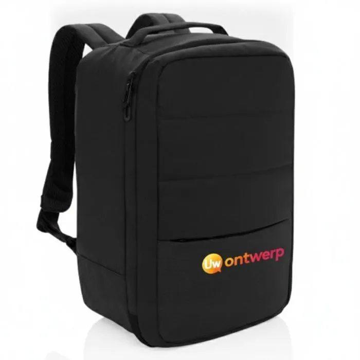 Gepersonaliseerde Armond Free On Board-reistas van rPET met laptopvak