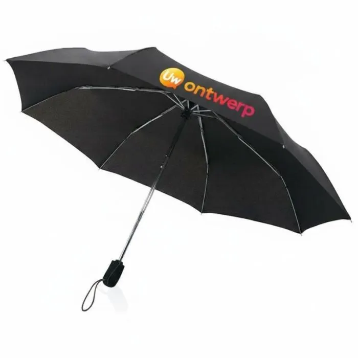 Gepersonaliseerde automatische paraplu van 21” - Traveller