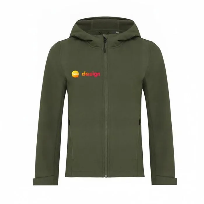 Giacca da donna pubblicitaria in softshell di poliestere riciclato - Iqoniq Makalu