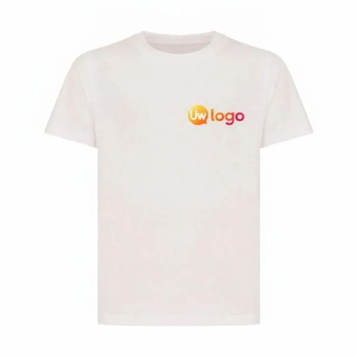 Promotionele T-shirt voor kinderen van gerecycled katoen - Iqoniq Koli
