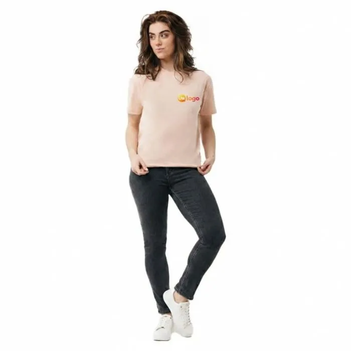 Gepersonaliseerd unisex-T-shirt van gerecycled en biologisch katoen met AWARE-technologie