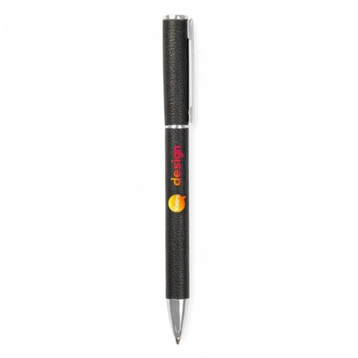 Penna personalizzata Timo in alluminio riciclato con inchiostro blu da 1200 m