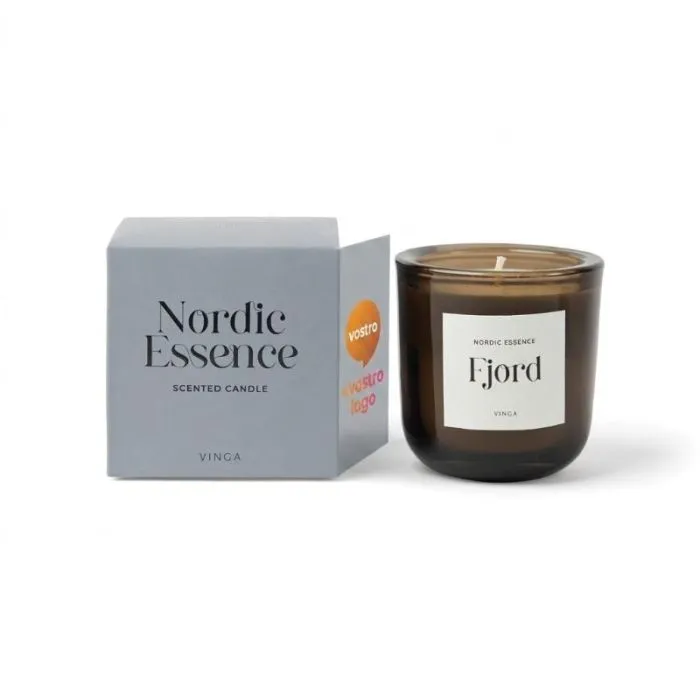 Candela in cera di soia al 100% - Nordic