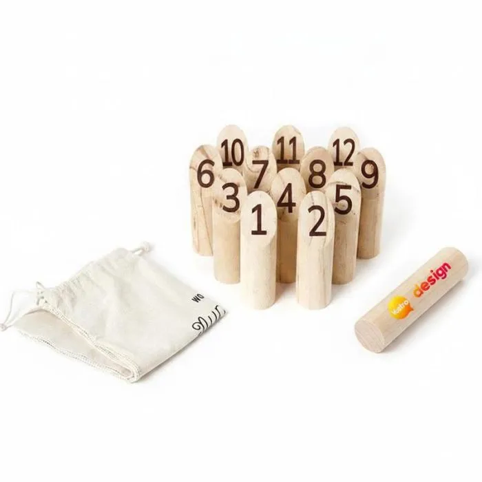 Set di birilli scandinavi personalizzato - VINGA Muge