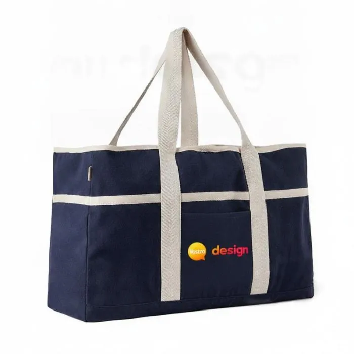 Borsa da spiaggia in tela riciclata AWARE™ promozionale - VINGA  Volonne