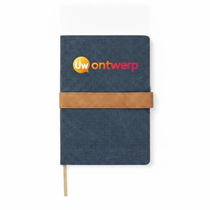 VINGA Gepersonaliseerd notitieboekje van gerecycled canvas RCS Bosler