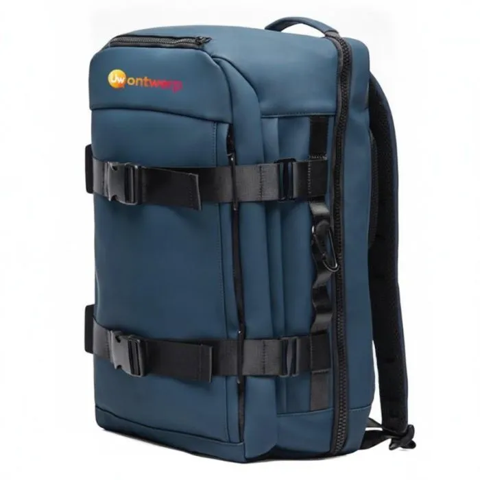 Gepersonaliseerde rugzak van RCS-gecertificeerd gerecycled polyester met laptopvak