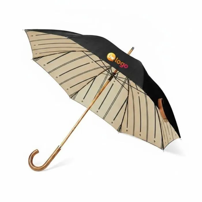 23" paraplu van rPET AWARE™, gepersonaliseerd door VINGA Bosler