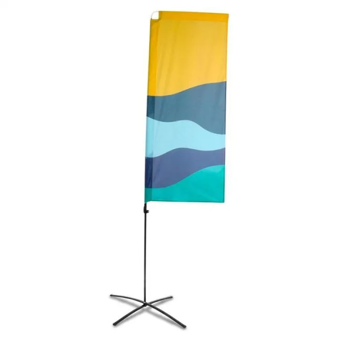 Drapeau de plage rectangulaire personnalisable 
