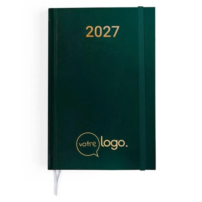 Petit agenda personnalisable couverture rigide 