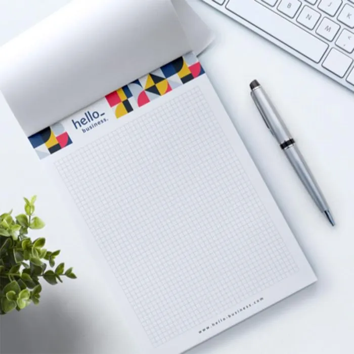 Bloc-note personnalisable papier haute qualité
