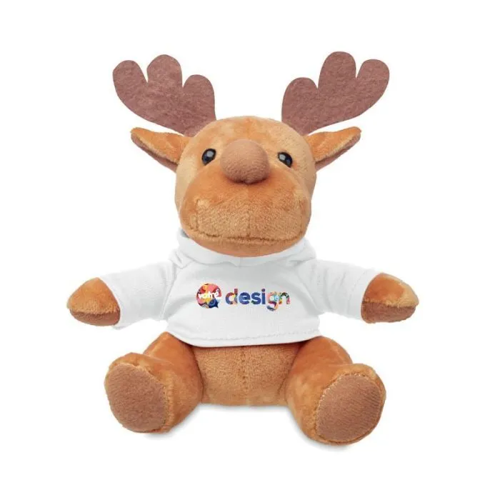 Renne en peluche personnalisé avec capuche RUDOLPH