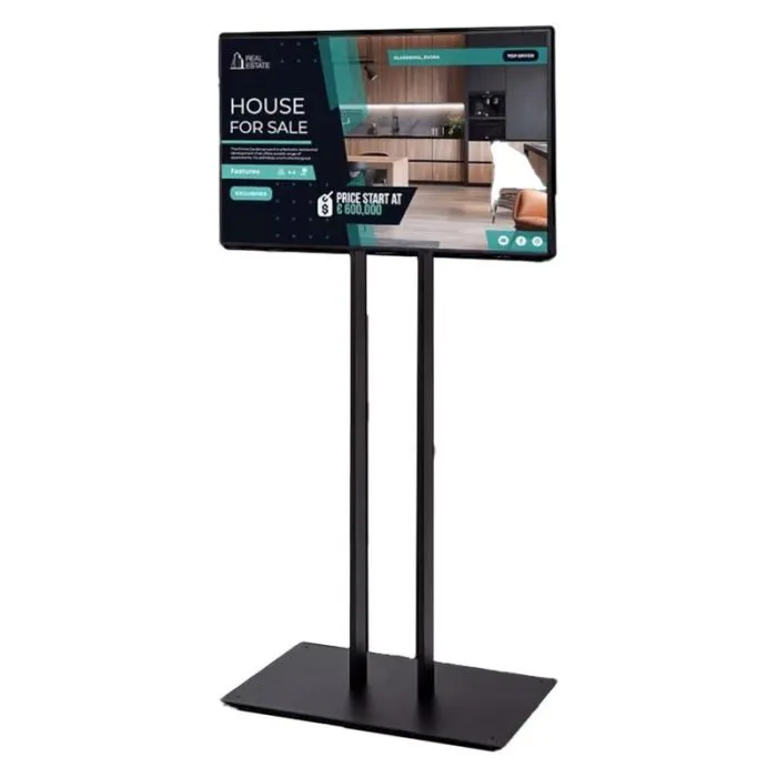 Affichage en vitrine numérique personnalisable – écran 4K