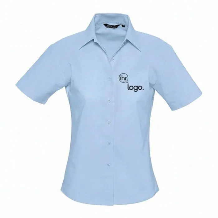 Chemise femme oxford manches courtes personnalisée ELITE