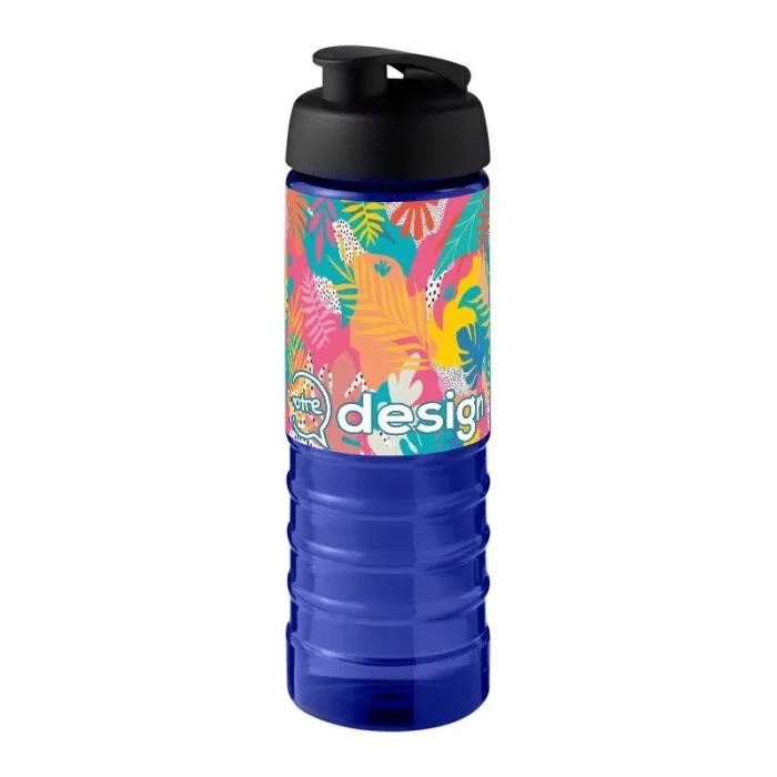Gourde de sport H2O personnalisée de 750 ml avec couvercle à bascule - Active® Eco Treble