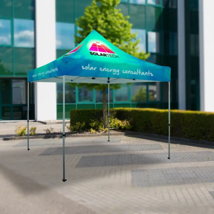 Gazebo pubblicitario – Tettoia promozionale per eventi all’aperto