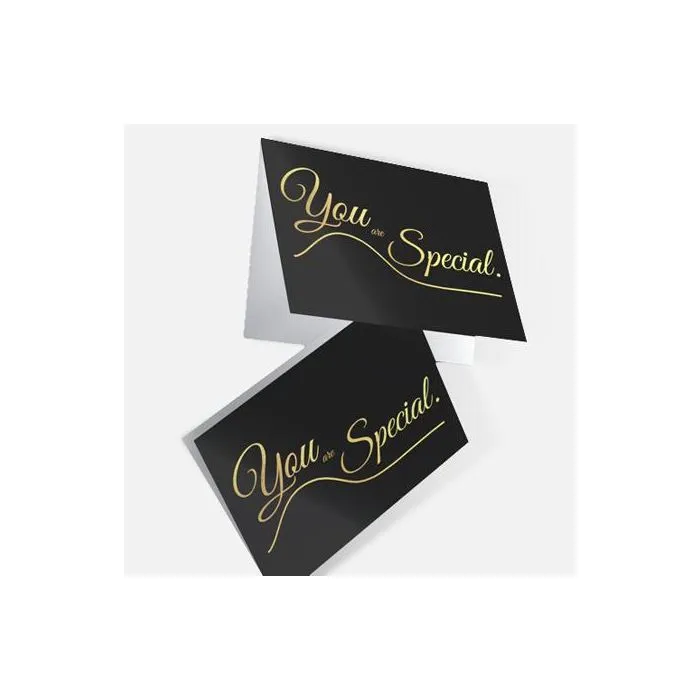 Carte de voeux à personnaliser finition deluxe