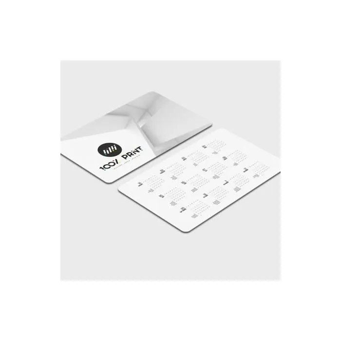Gepersonaliseerd visitekaartje met kalender