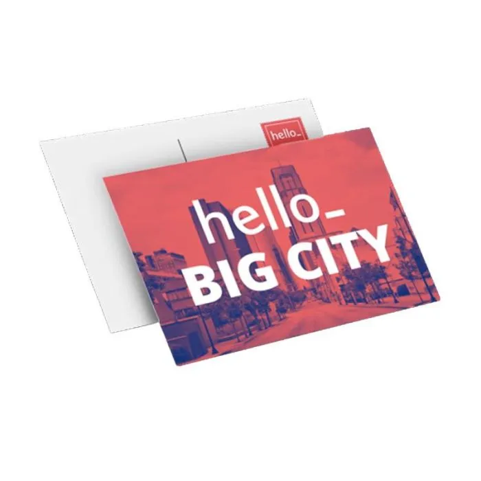 Personalisierbare Postkarte 6 verfügbare Formate