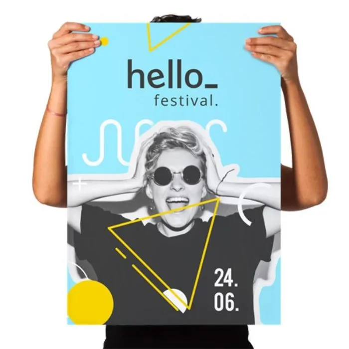 Aanpasbare poster, verkrijgbaar in de formaten A0 tot en met A5