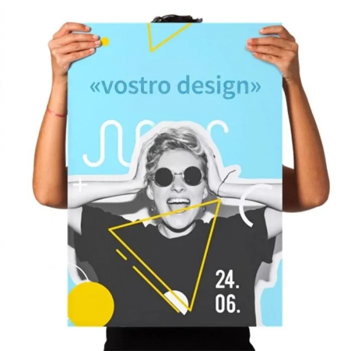 Poster personalizzabile, disponibili nei formati da A0 ad A5