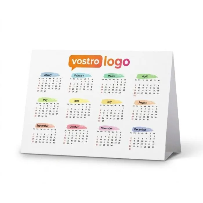 Calendario da tavolo personalizzabile