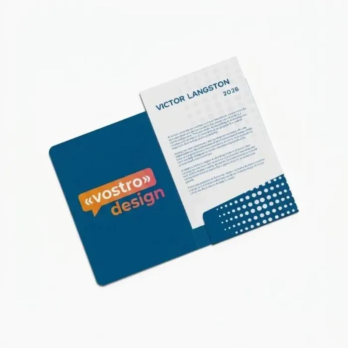 Cartelle con aletta incollata personalizzate