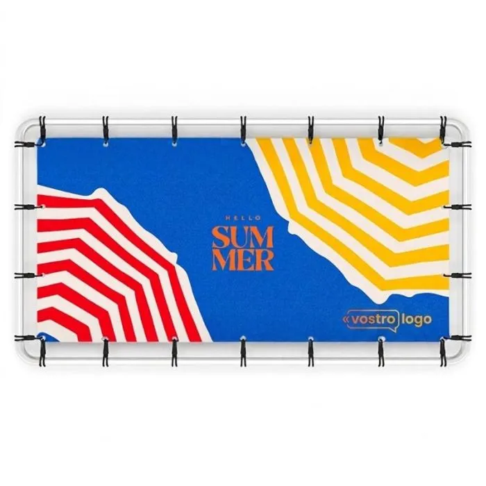 Striscione pubblicitario microforato
