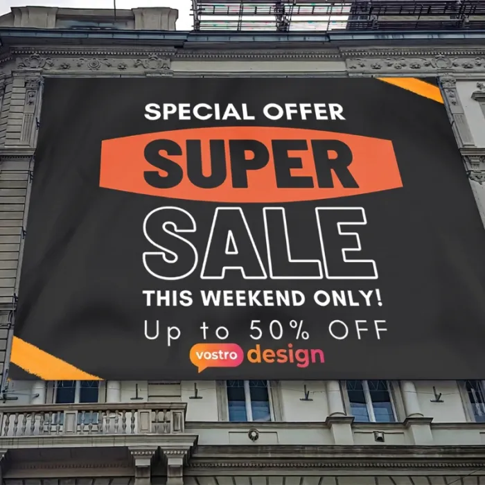 Striscione in PVC personalizzato