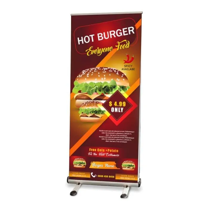 Roll-ups voor buitenreclame