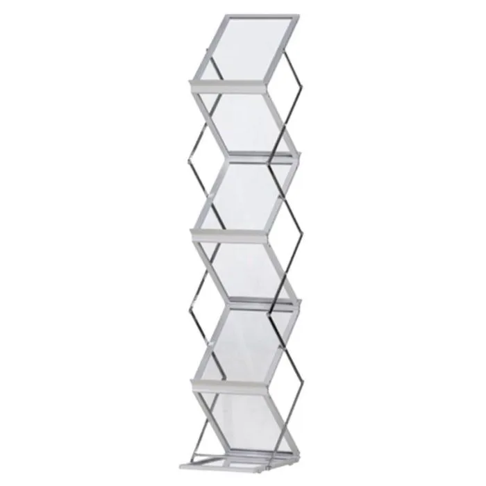 Opvouwbare, aanpasbare zigzag-display