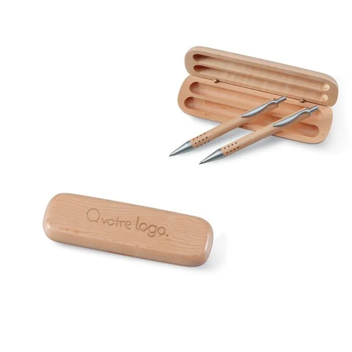 Ensemble stylo et porte-mine publicitaire DEMOIN