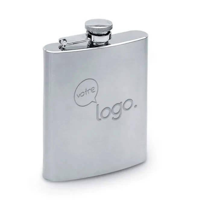 Grande flasque personnalisée en inox mat SLIMMY FLASK