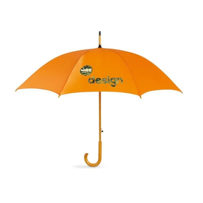 Parapluie personnalisé avec poignée en bois CALA