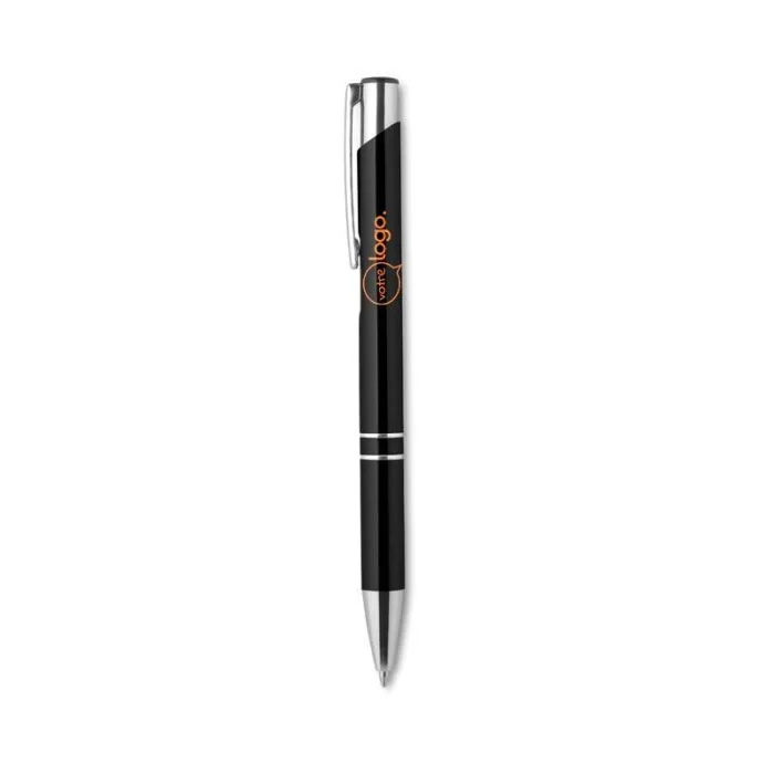 Stylo-poussoir personnalisé à l'encre noire - BERN