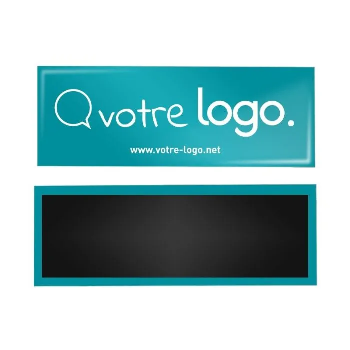 Magnet rectangle personnalisable - 115x40 mm
