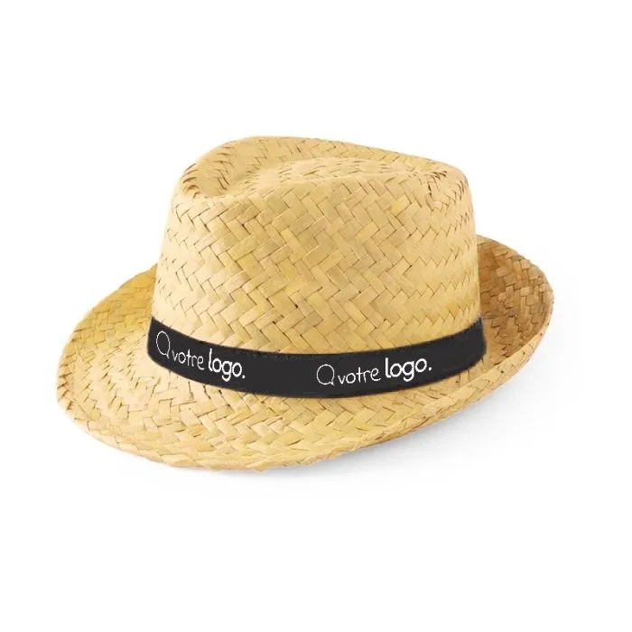 Chapeau de paille publicitaire ZELIO