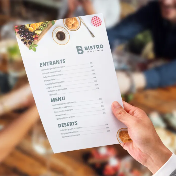 Op maat gemaakte menu's van PVC: slijtvast, duurzaam en gemakkelijk schoon te maken